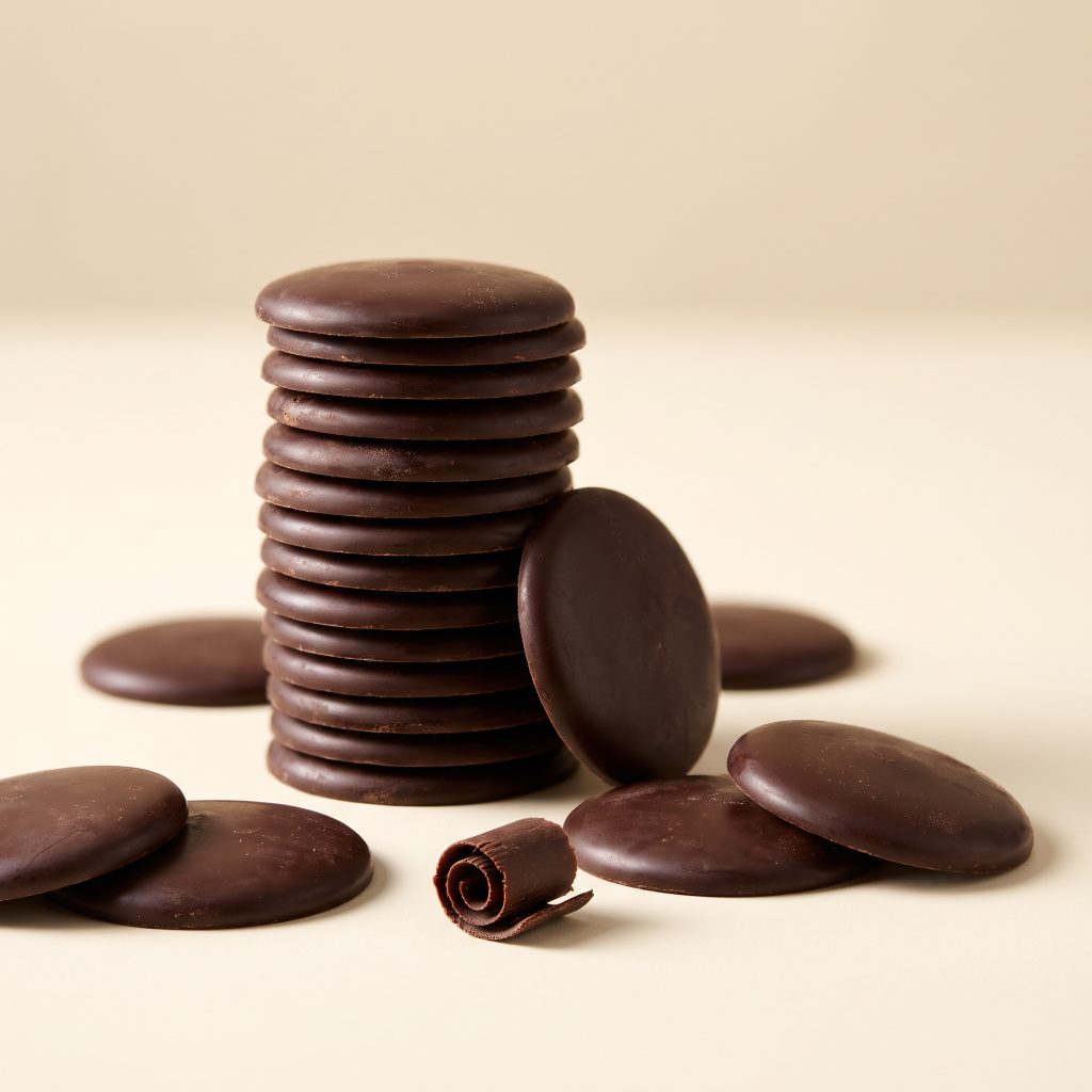 Belgian Dark Fountain Chocolate Coins