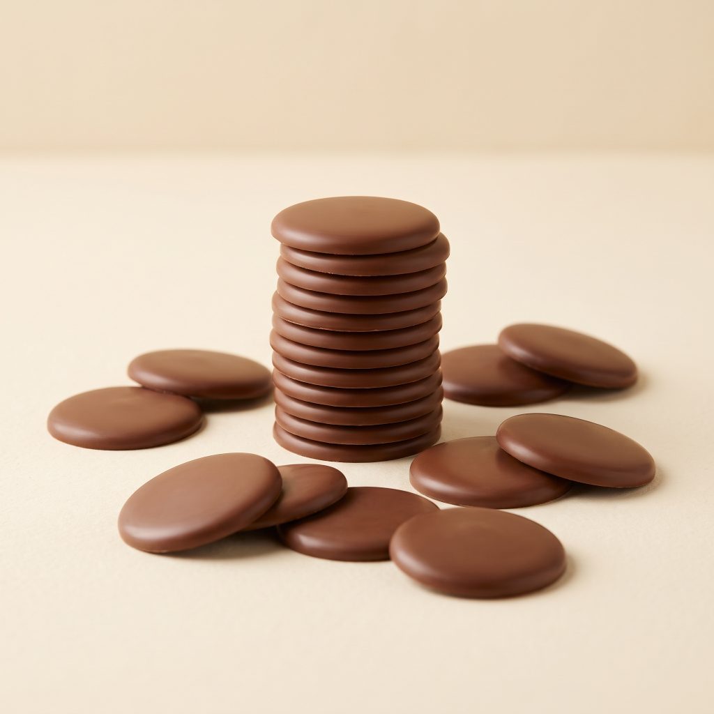 Belgian Milk Fountain Chocolate Coins
