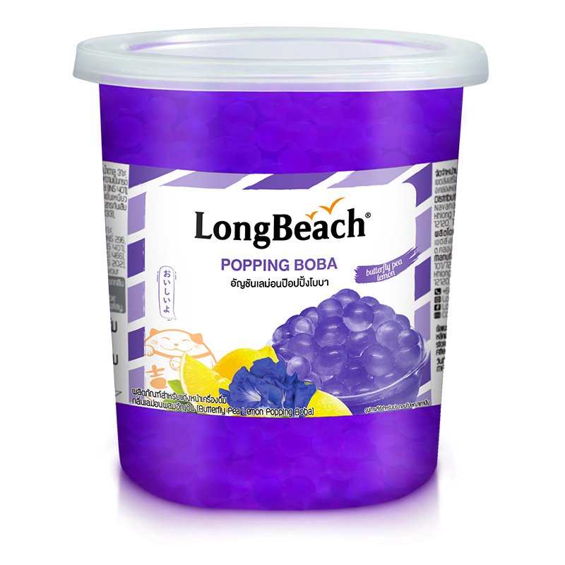 LongBeach Butterfly Pea Popping Boba